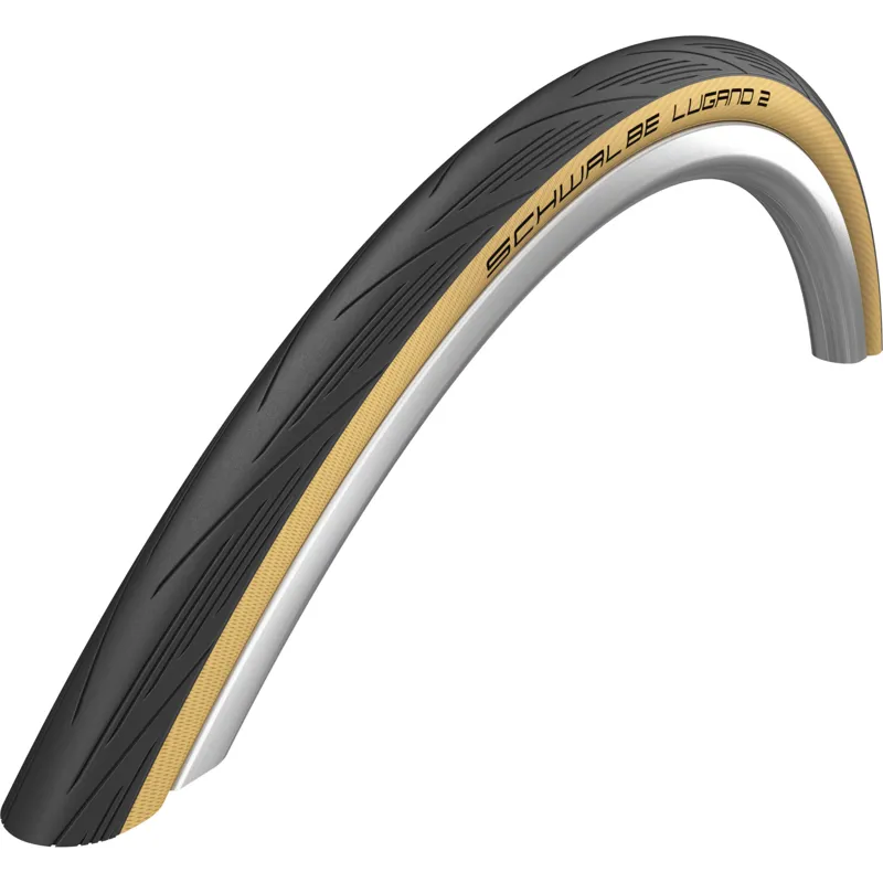 Schwalbe Lugano II Kg Bike Tyre 700x25c - Tan Side Wall